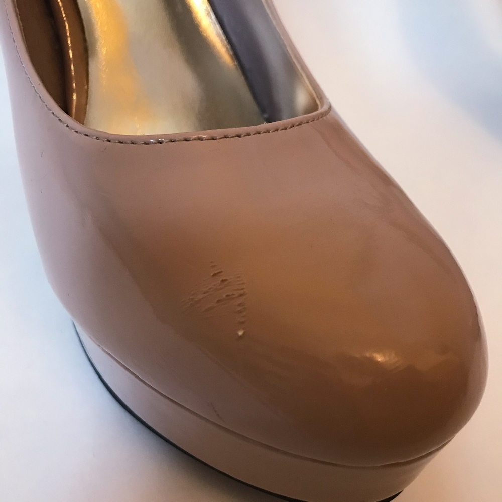 Charlotte Russe Tan Platform Pump 10 - Picture 7 of 8